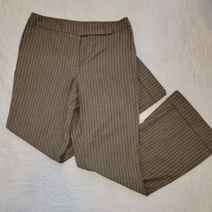 New York & Co Stretch striped dress pants (size 12 TALL).